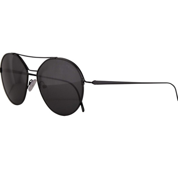 Prada PR56US Sunglasses Black w/Grey 55mm Lens 1AB5SO PR New! main image 5